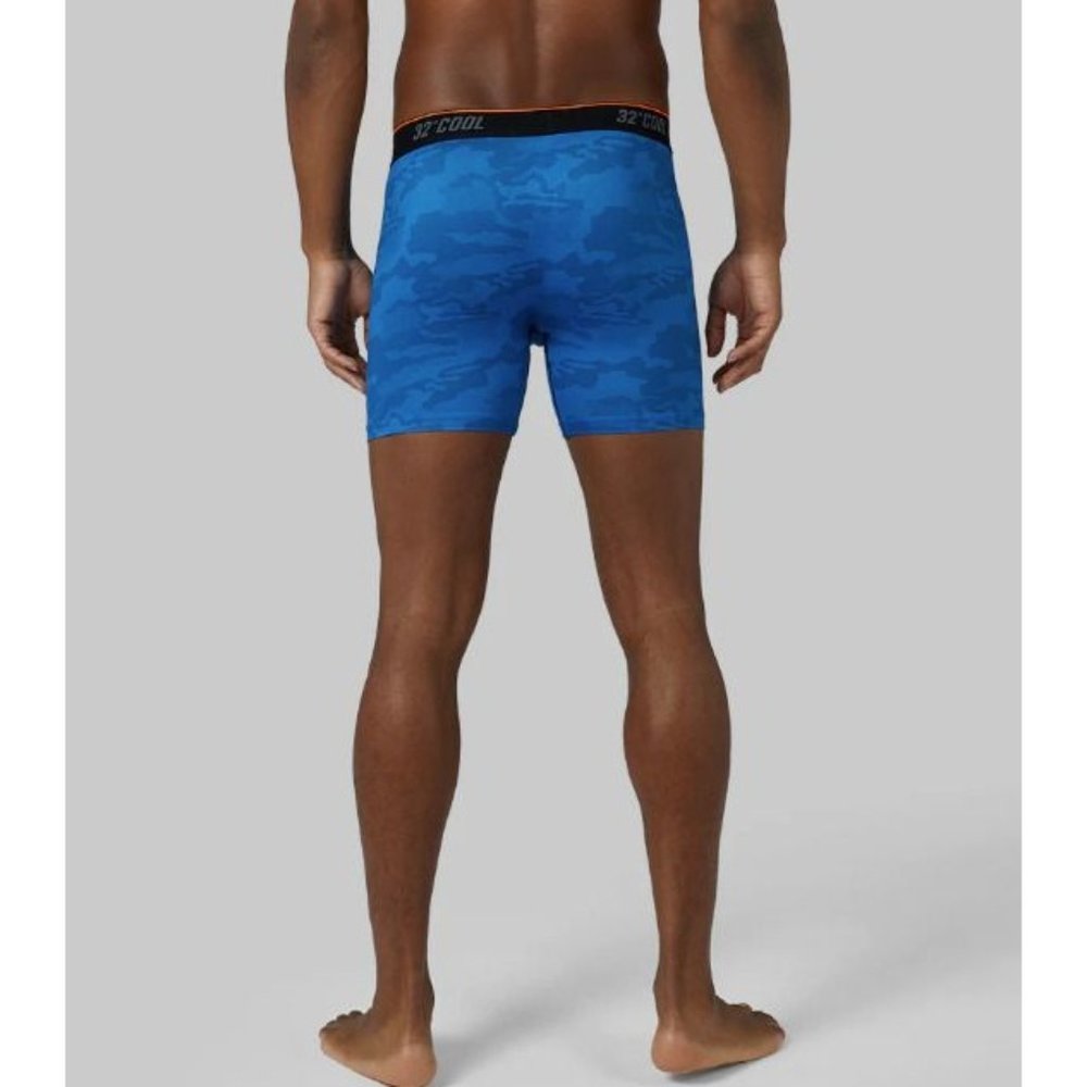 32 Degrees Boxer Briefs Shorts Mens with Bulge Pouch Tagless Stretch Camo 5” - Picture 3 of 9